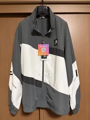 BALL 나일론 자켓 LL 그레이/화이트