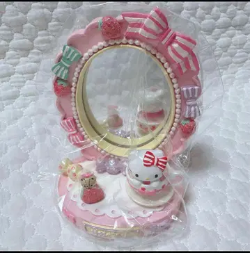 산리오 초레어 헬로키티 스탠드 거울 트레이 2종