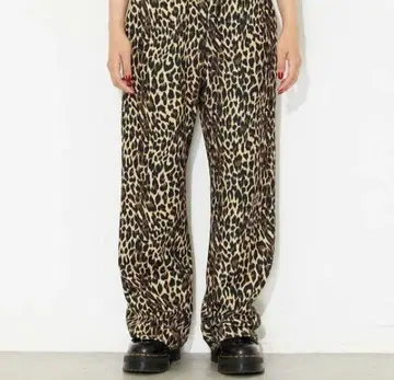 X-girl MULTI PATTERN EASY PANTS 레오파드 무늬