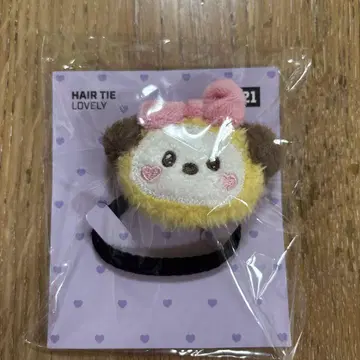 BT21 PLUSH HAIR TIE LOVEY CHIMMY