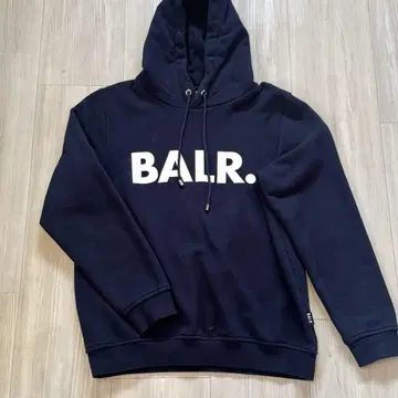BALR. 네이비 후드 부착 후드티