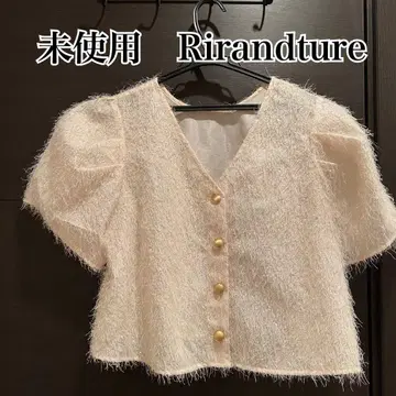 [미사용] 리랜드트루 Rirandture 화이트 반팔 가디건