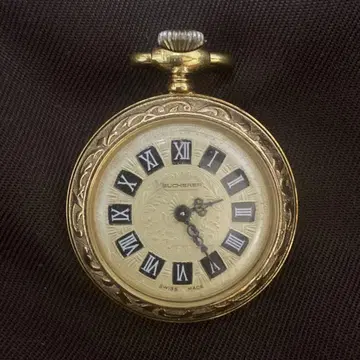 [ 작동품 ] 부페라 BUCHERER 앤티크 회중시계 빈티지