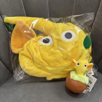 피크민 코스프레 모자 노랑 뽑기 마스코트 봉제 인형