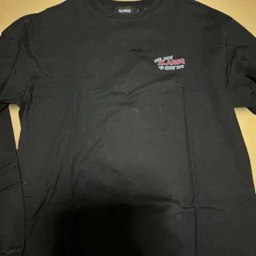 XLARGE 블랙 롱 슬리브 티셔츠 L