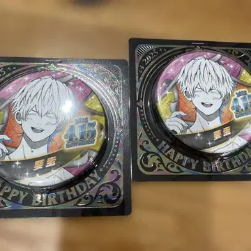 망각 배터리 요우 케이 생일 캔뱃지 2개 세트