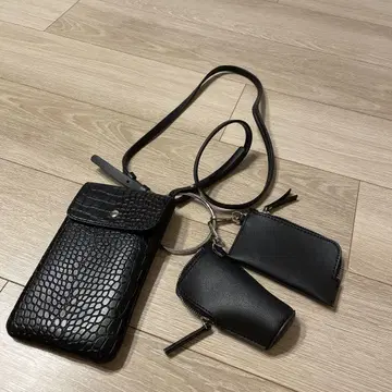악어 무늬 여성용 숄더 케이스