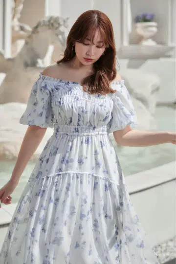 Belle Jardin Chiffon Dress