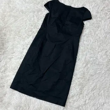 [ c5882 ] INED 원피스 무릎 기장 블랙 반팔
