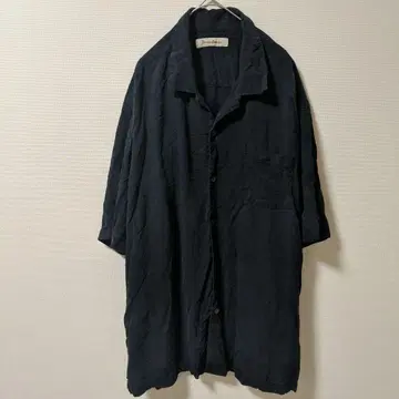 타미힐피거 실크 하와이안 셔츠 XL
