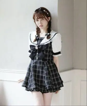LIZLISA 세일러 카라 셋업 반팔