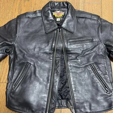 할리데이비슨 블랙 가죽 자켓 M