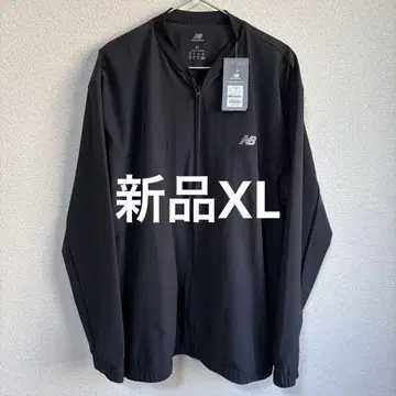 [ 새상품 ] 뉴발란스 스트레치 우븐 봄버 자켓 블랙 XL
