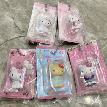 헬로키티 패키지 미니어처 컬렉션 5종 가챠 세미 컴프