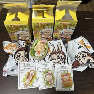 새상품 THE MONSTERS Wacky Mart ZABUBU 3종 세트