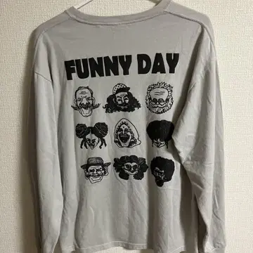 레어 짐 마스터 긴팔 티셔츠 FUNNY DAY