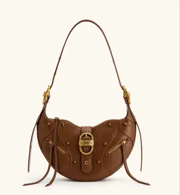 JW PEI 테사 엠보싱 숄더백 브라운