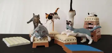 스타스트 점핑 박스 고양이 애니멀 트랙션 전 6종 정크제품