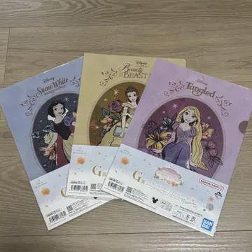 제일복권 디즈니 프린세스 Dream in color G상 클리어 파일