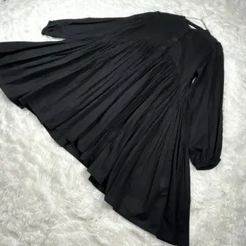 BEARDSLEY 비어즐리 개더 튜닉 F 블랙