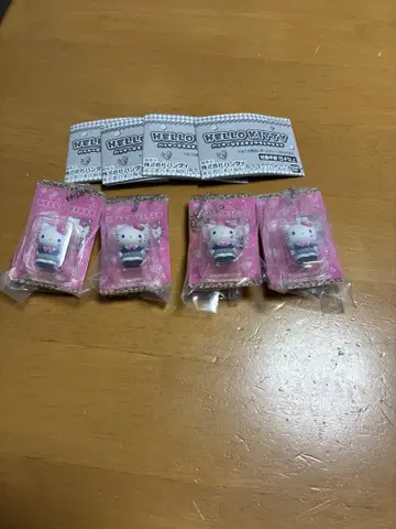 키티 패키지 미니어처 컬렉션 갸루 4개 세트