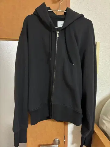 stein 블랙 풀 집업 후드티