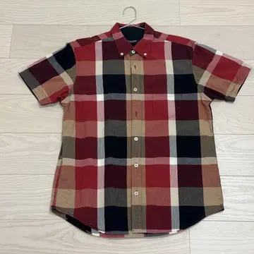 BLACK LABEL CRESTBRIDGE 반팔 체크 셔츠