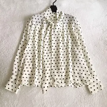 PLST 플라스테 보타이 블라우스 아이보리 M