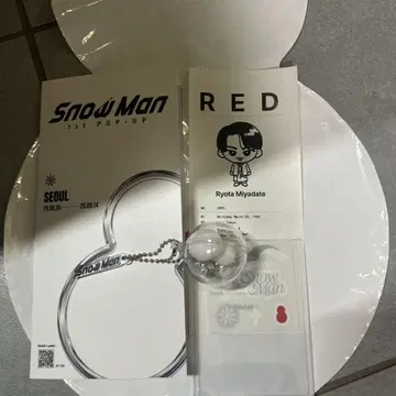 SnowMan 1st POP-UP 굿즈 세트 5점 세트 타테사마