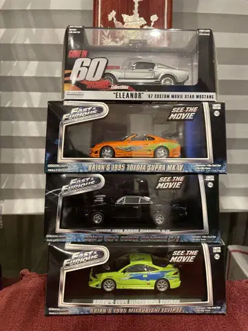 1/43 영화 미니카 세트 60 세컨즈 와일드 스피드
