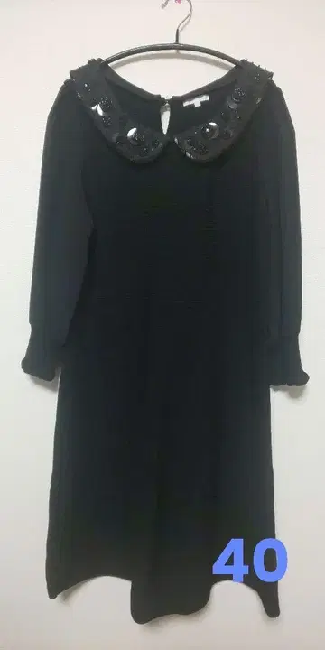 투 비 시크 L 원피스 비쥬 이소재 도킹 롱