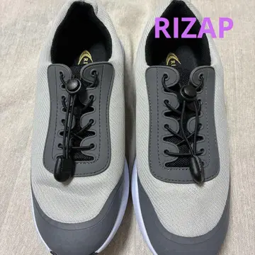 RIZAP x 스크롤 통굽 스니커즈 23.5cm 라이트 그레이