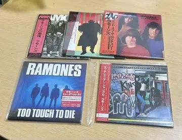 RAMONES 라모 종이 자켓 5장 세트