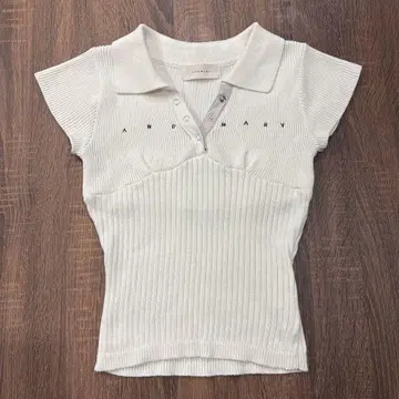 andmary lindsay logo tops ivory