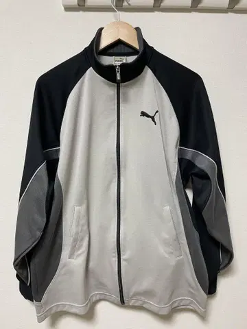 PUMA 트랙 자켓 그레이/블랙