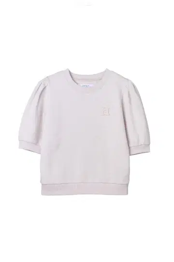 herlipto H Logo Puff-Sleeve Sweatshirt