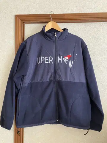 그라니프 우퍼맨 UPERMAN 플리스 자켓 네이비