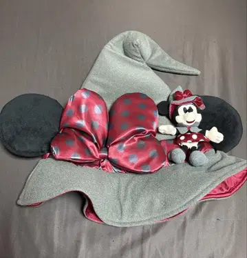 디즈니 리조트 미니 마우스 할로윈 코스프레 모자 58cm 레어