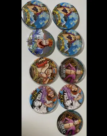 원피스 요로즈 캔뱃지 에이스 마르코 ONE PIECE