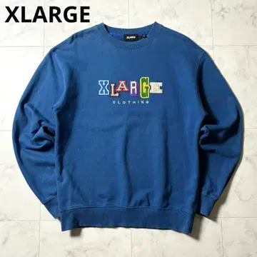 XLARGE 와펜 로고 자수 맨투맨 트레이닝복 L