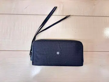 블랙 립스탑 장지갑 나일론 방수 지퍼 CMF