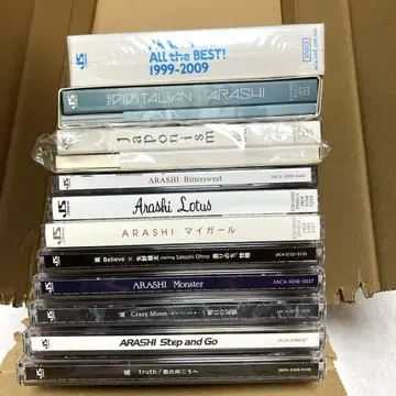 ARASHI 아라시 CD 싱글 앨범 10종 묶음 판매