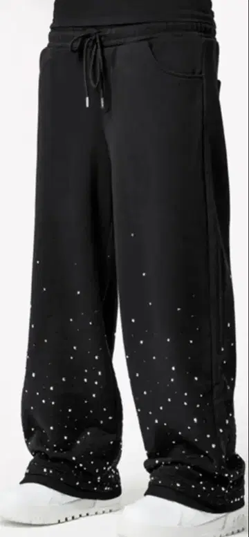 사이즈 30 GUAPI embellished 플레어 스웨트 팬츠