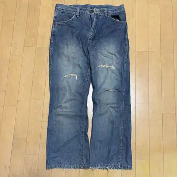 랭글러 데미지 데님 인디고 데님 33