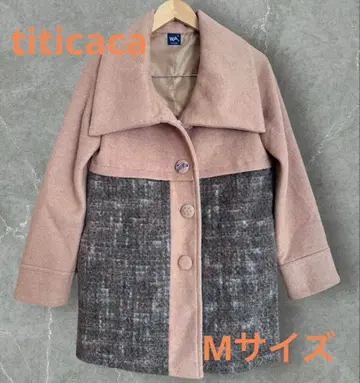 WA by tititaca 여성용 투톤 체스터 코트 핑크