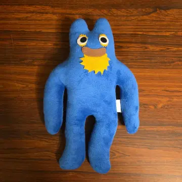 파란색 캐릭터 봉제 인형