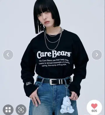 PAGEBOY 케어베어 긴팔T셔츠