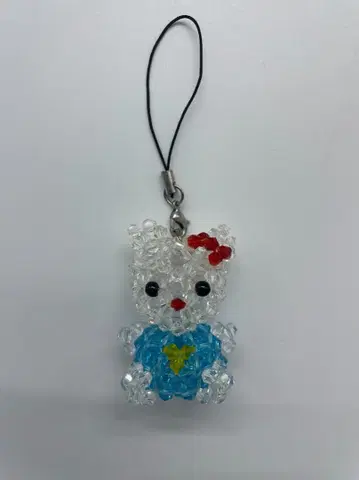 새상품급 헬로키티 비즈 키링 참 산리오 스트랩