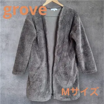 grove 플리스 자켓 그레이 M 사이즈