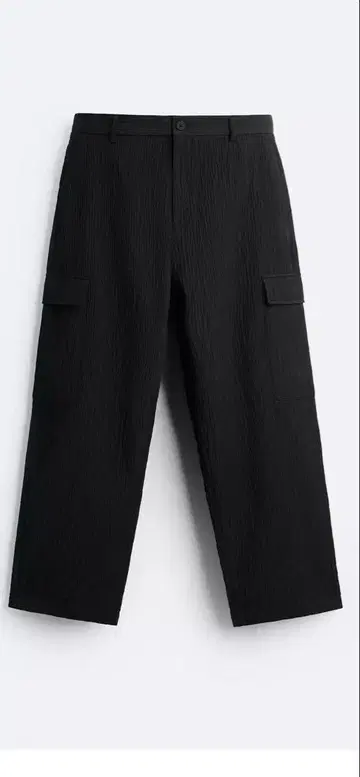 배송비 포함 [ ZARA ] 링크 이펙트 카고 팬츠/블랙 w32